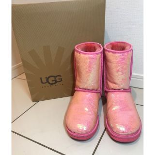 アグオーストラリア(UGG AUSTRALIA)の値下げ　UGG クラシックスパークル　スパンコール(ブーツ)