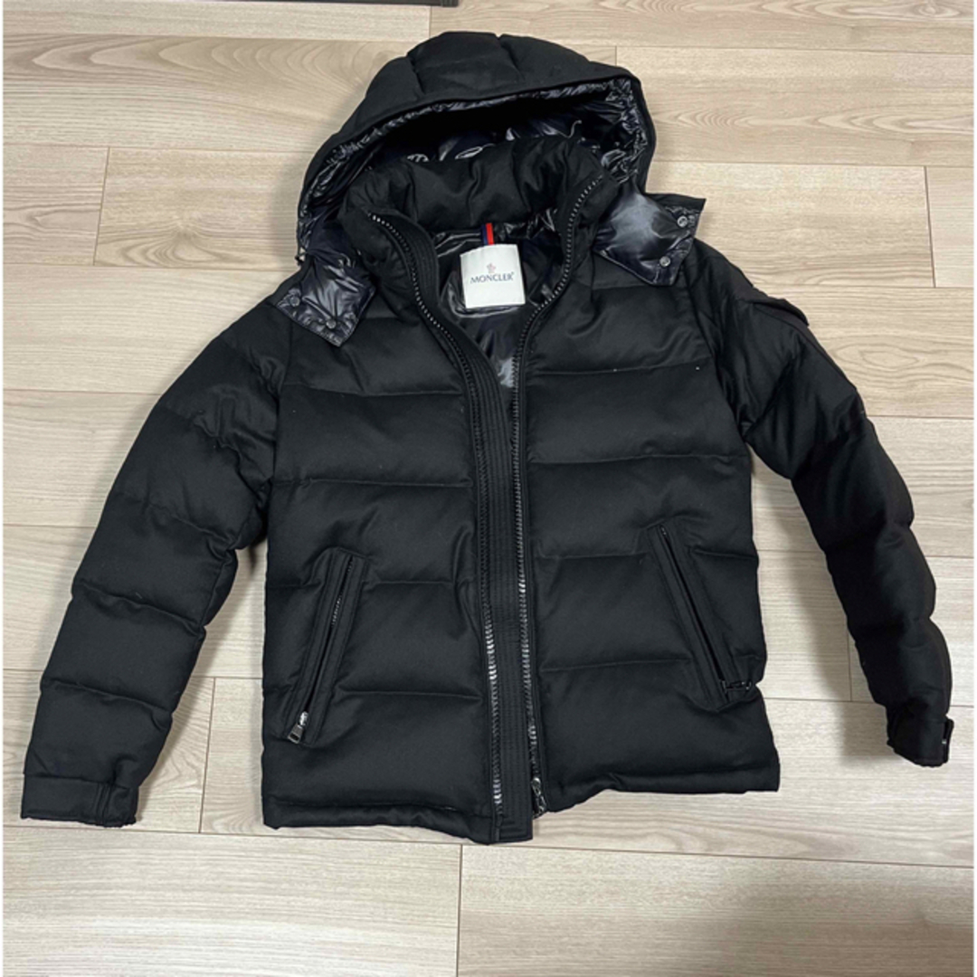 MONCLER - モンクレール モンジュネーブル 美品 定番 ブラック 0 MONCLER - モンクレール モンジュネーブル 美品 定番 ブラック 0