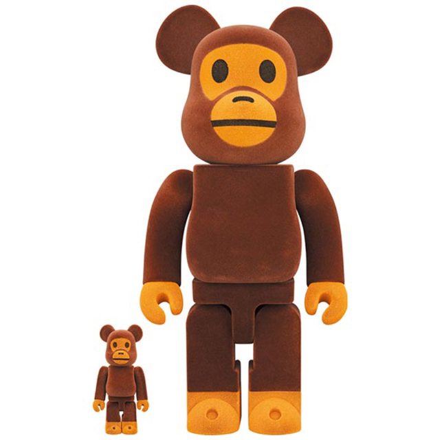 BE@RBRICK(ベアブリック)のBE@RBRICK BABY MILO(R) Flocky Ver ハンドメイドのおもちゃ(フィギュア)の商品写真