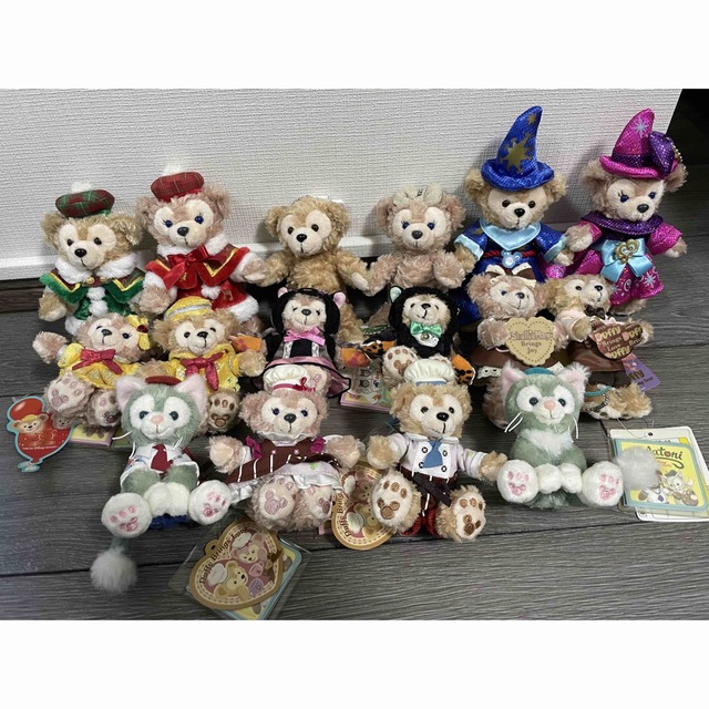 ディズニー ダッフィー シェリーメイ ジェラトーニ ストラップ ぬいバ-