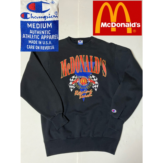 champion チャンピオン スウェット USA製 90s マクドナルドメンズ