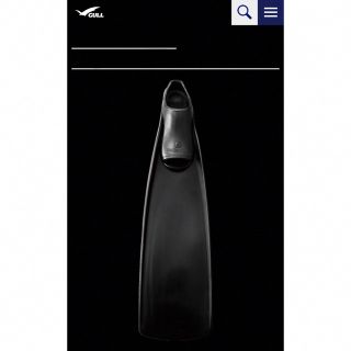 即納黒L 新品 GULL バラクーダ ダイビング ブルー フィン ガル 現行品