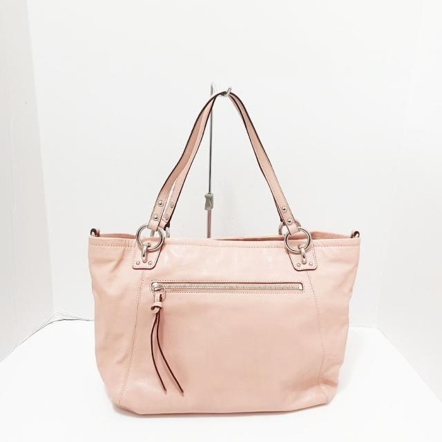 COACH - コーチ トートバッグ 14832 ピンク レザーの通販 by ブラン