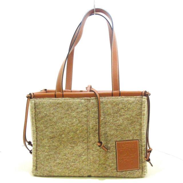 お得セット LOEWE ロエベ トートバッグ美品 A612A93X13 トートバッグ ロエベトートバッグと保存袋セット
