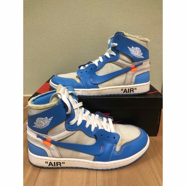 NIKE(ナイキ)のNike off-white air jordan 1 UNC 27.5cm メンズの靴/シューズ(スニーカー)の商品写真