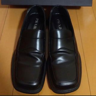 プラダ(PRADA)のPRADA スクエアトゥーローファー(ドレス/ビジネス)