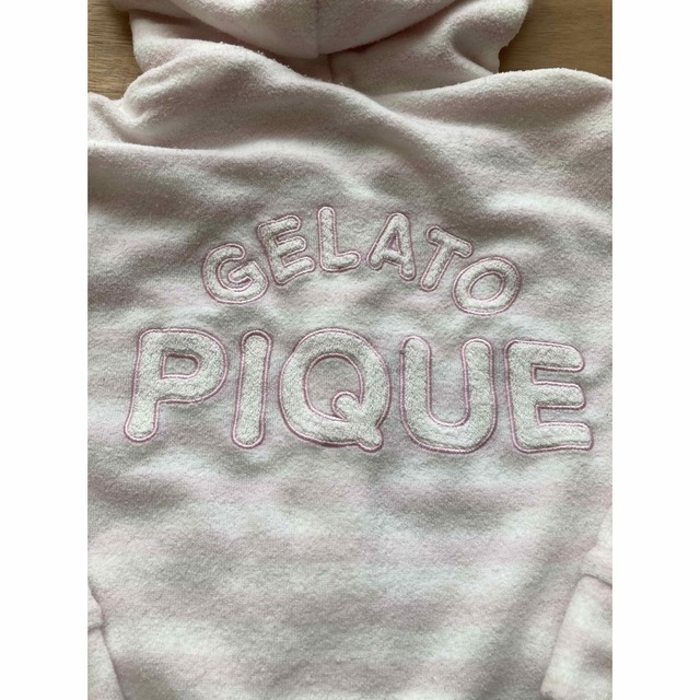 gelato pique(ジェラートピケ)のジェラートピケ  パーカー　XS  100~110cm キッズ/ベビー/マタニティのキッズ服女の子用(90cm~)(カーディガン)の商品写真