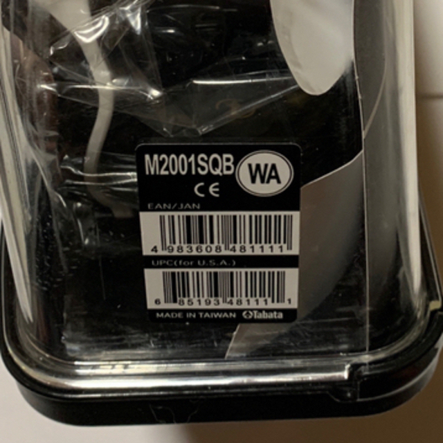 TUSAダイビング M2001SQB パラゴン WA 白 曇り止めフィルム付き