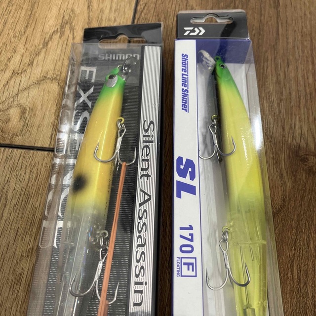 SHIMANO(シマノ)の在庫最後　限定カラー　サイレントアサシン160F ショアラインシャイナー170F スポーツ/アウトドアのフィッシング(ルアー用品)の商品写真