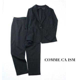 コムサイズム(COMME CA ISM)のコムサ イズム / パンツスーツ 9号 M ジャケット パンツ セットアップ 黒(スーツ)