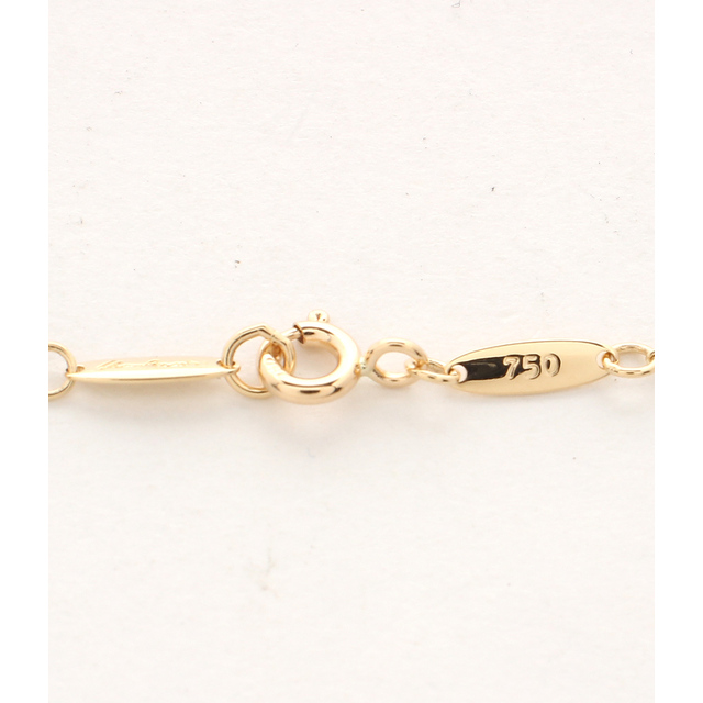 在庫限り】 Tiffany & レディース K18 ティアドロップ ネックレス