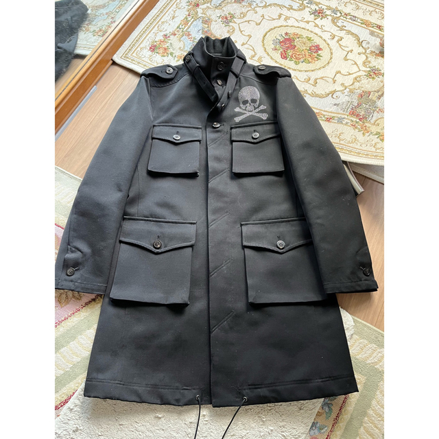 Roen(ロエン)のロエン コート 46 黒 ドクロ スカル roen ヒロムタカハラ メンズのジャケット/アウター(その他)の商品写真
