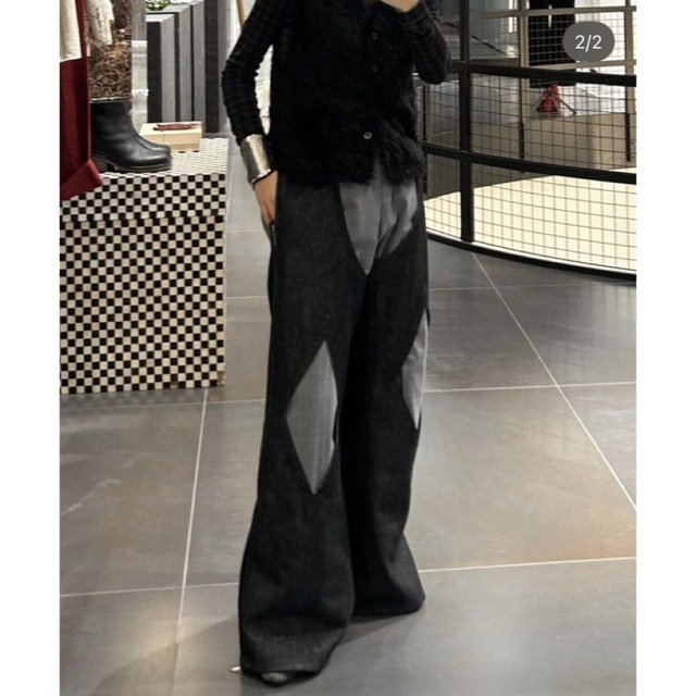 2022年最新入荷 【即完品】MASU 23ss チャップス TOWN CHAPS(Black
