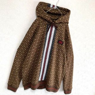 BURBERRY - 極美品♪バーバリーロンドン TBモノグラムパーカー☆大きめ