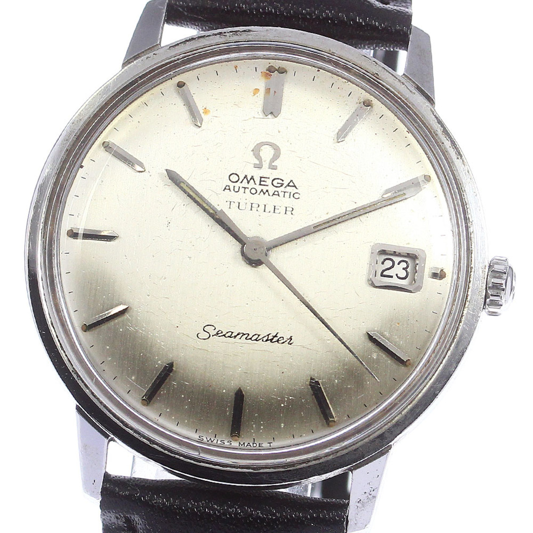 ★日本の職人技★ Cal.562 TURLER シーマスター 【OMEGA】オメガ - OMEGA デイト メンズ_734891 自動巻き 166.011 腕時計(アナログ) ★日本の職人技★ Cal.562 TURLER シーマスター 【OMEGA】オメガ - OMEGA デイト メンズ_734891 自動巻き 166.011 腕時計(アナログ)