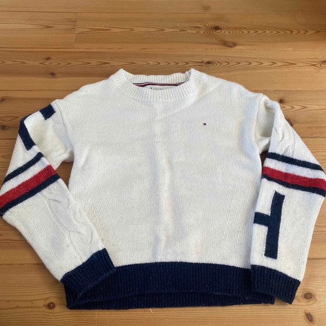 TOMMY HILFIGER(トミーヒルフィガー)のtommy キッズニット キッズ/ベビー/マタニティのキッズ服女の子用(90cm~)(ニット)の商品写真