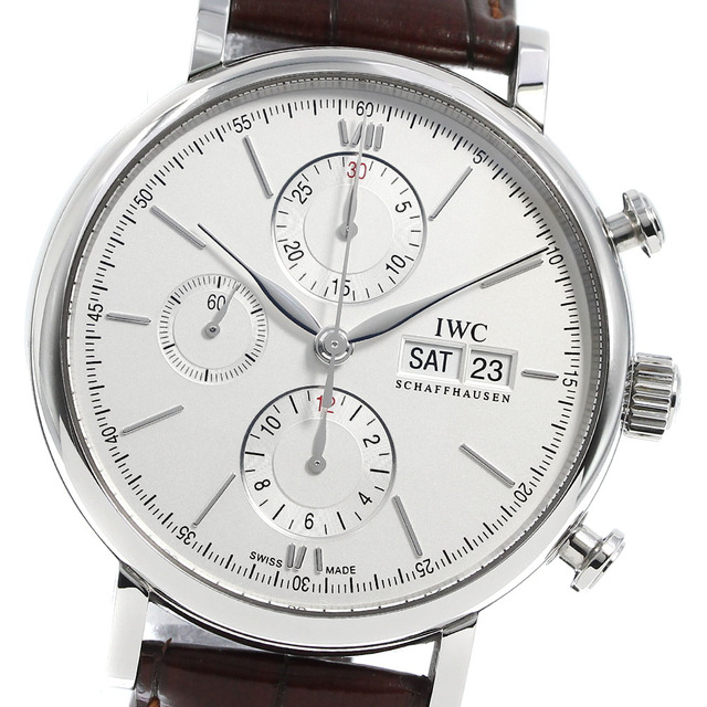 【新作入荷!!】 ☆良品 - IWC ★内箱・保証書付き【IWC メンズ_735843 自動巻き IW391027 デイデイト クロノグラフ ポートフィノ SCHAFFHAUSEN】IWC 腕時計(アナログ) 【新作入荷!!】 ☆良品 - IWC ★内箱・保証書付き【IWC メンズ_735843 自動巻き IW391027 デイデイト クロノグラフ ポートフィノ SCHAFFHAUSEN】IWC 腕時計(アナログ)
