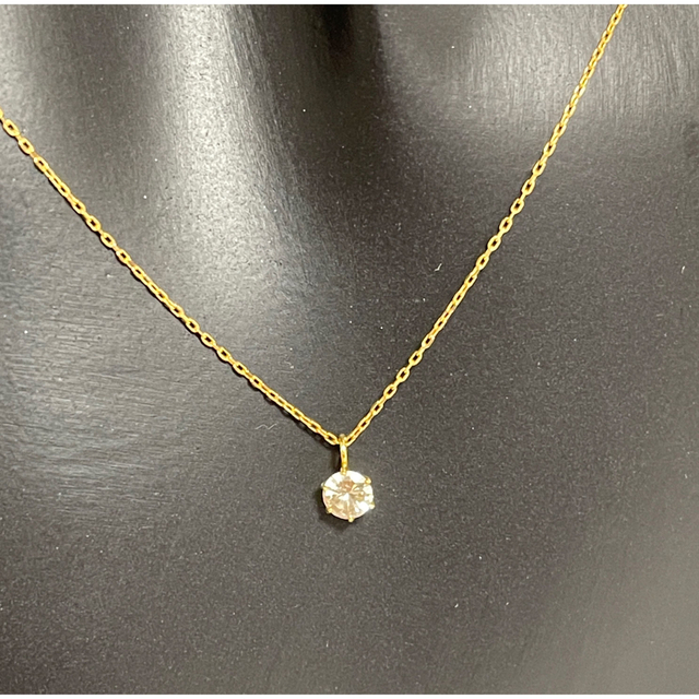 K18 YG ダイアモンド0.20ct ネックレス ファッションの通販 www