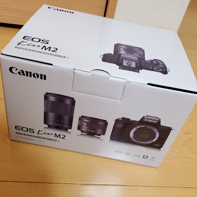 新品　EOS Kiss M2 ダブルズームキット120fps電池種類