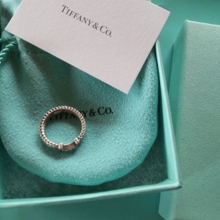 ティファニー(Tiffany & Co.)のティファニー　サマセット ダイヤモンド メッシュ  9号　廃盤品(リング(指輪))