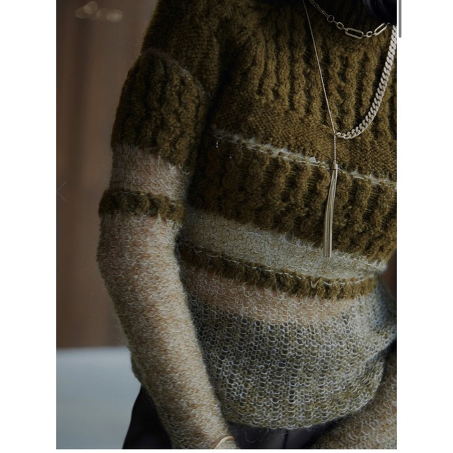 最終価格⭐︎Ameri Vintage Sheer docking knit
