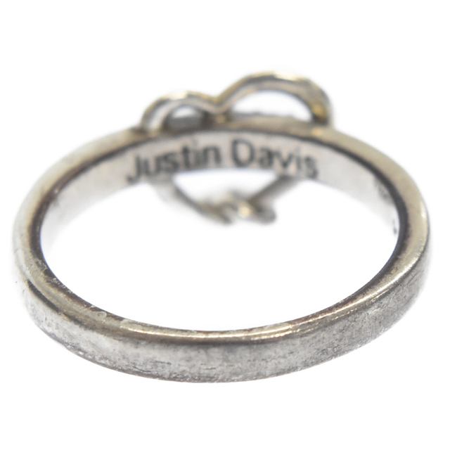 Justin Davis(ジャスティンデイビス)のJustin Davis ジャスティンデイヴィス LUV&HATE SRJ715 ハートリング 指輪 シルバー レディースのアクセサリー(リング(指輪))の商品写真