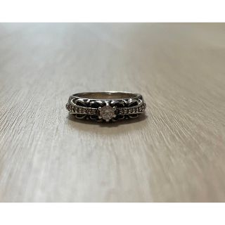 クロムハーツ(Chrome Hearts)のフローラルクロスリング10号　silver925　クロムハーツ  好きに(リング(指輪))