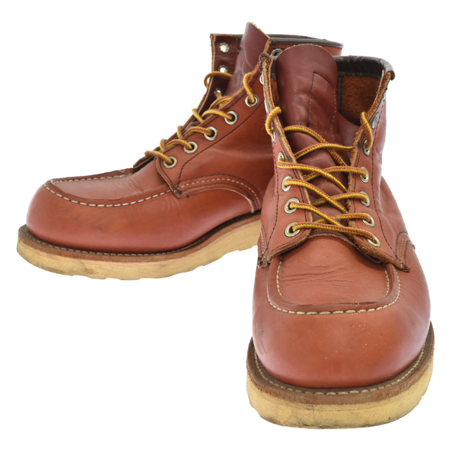 REDWING(レッドウィング)のRED WING レッド ウイング 2008年製 CLASSIC MOCK TOE BOOTS クラシック モック トゥ ブーツ ブラウン 8875 メンズの靴/シューズ(ブーツ)の商品写真