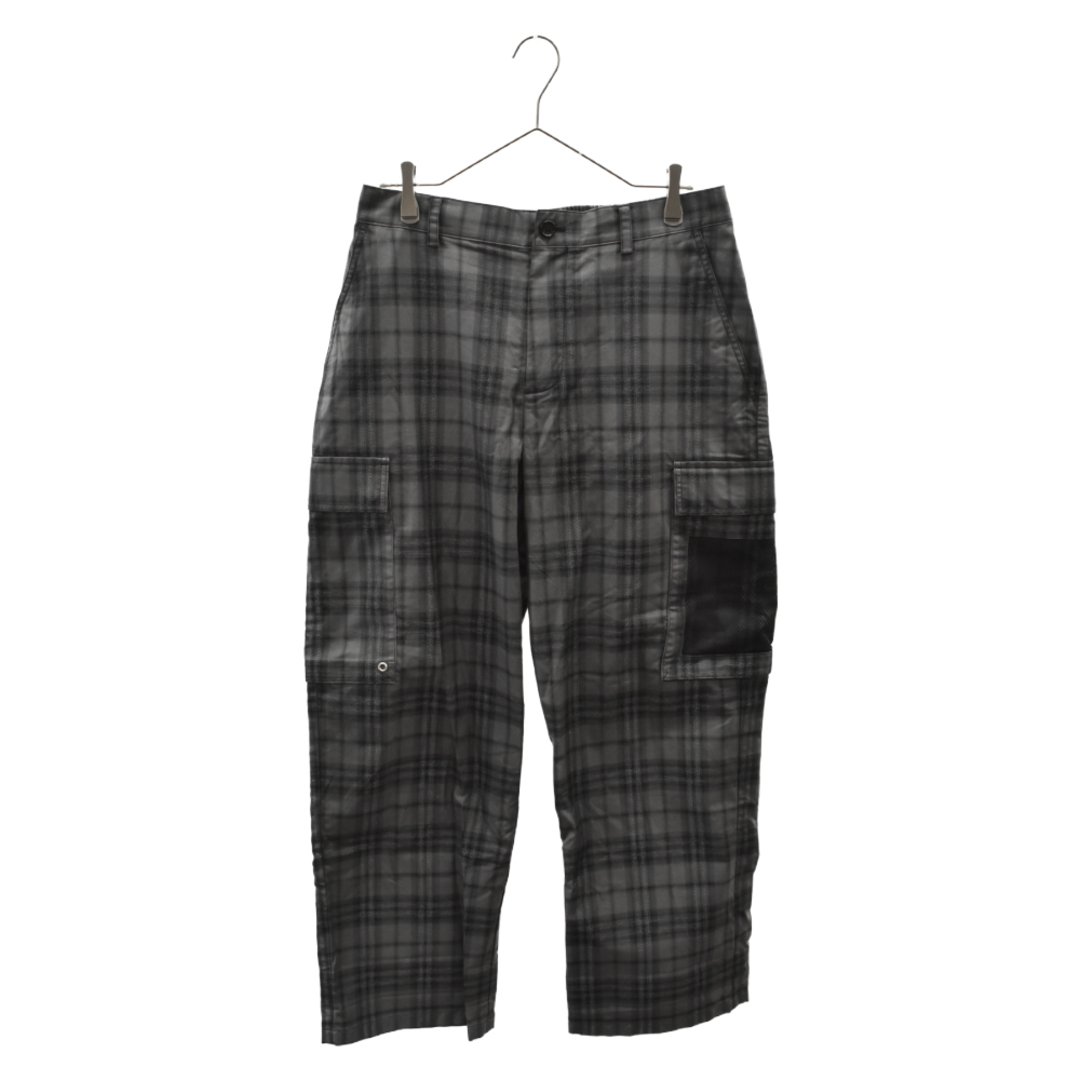 BURBERRY(バーバリー)のBURBERRY バーバリー ×POP TRADING COMPANY Belstone Check Cargo Pant ポップトレーディングカンパニー チェックカーゴパンツ メンズのパンツ(その他)の商品写真