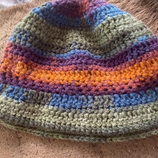 手編み帽子(帽子)