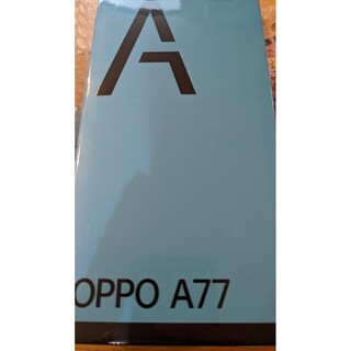 OPPO A77 ブラック 新品未開封