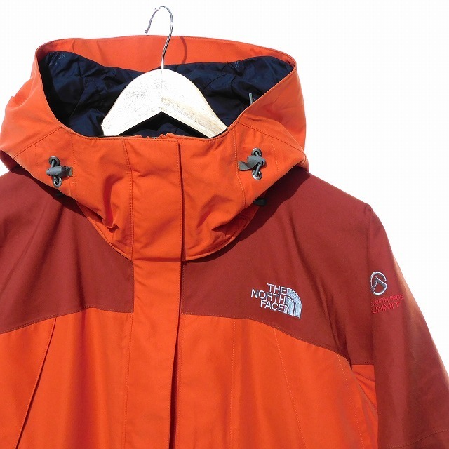 THE NORTH FACE(ザノースフェイス)のザノースフェイス マウンテンパーカー GORE-TEX ナイロン M オレンジ レディースのジャケット/アウター(ブルゾン)の商品写真