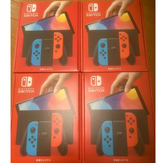 Nintendo Switch - 新品、未使用 任天堂Switch有機ELネオンカラー×4の ...