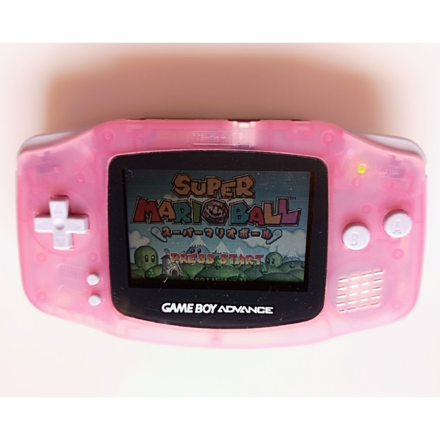 GBA ゲームボーイアドバンス 本体 ミルキーピンク - 携帯用ゲーム機本体