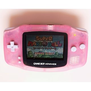 ゲームボーイアドバンス(ゲームボーイアドバンス)のGBA ゲームボーイアドバンス 本体 ミルキーピンク(携帯用ゲーム機本体)