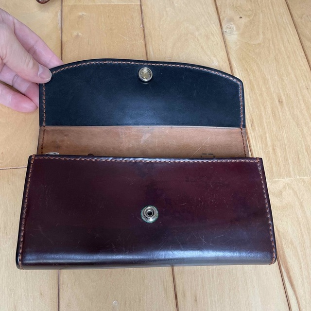 ホーウィン製　コードバン　長財布