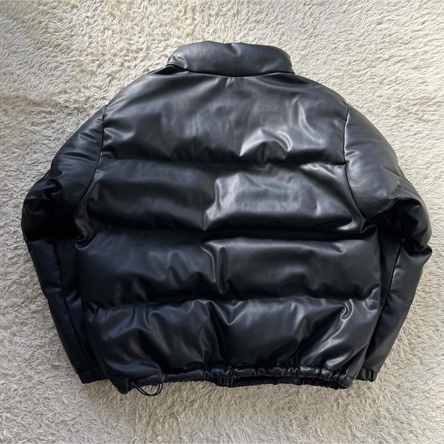 未使用】GU ジーユー ヒートパデッドフェイクレザーブルゾン 未使用】GU ジーユー ヒートパデッドフェイクレザーブルゾン