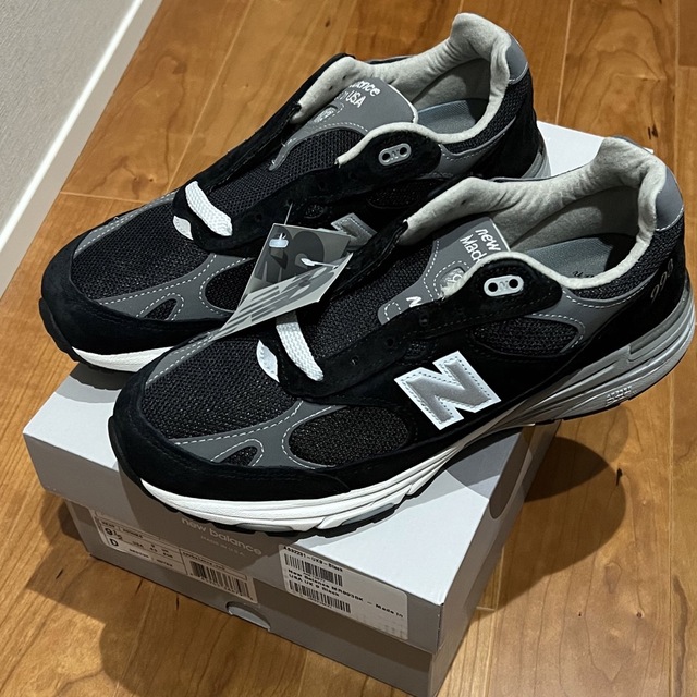 New Balance(ニューバランス)のニューバランス 993 BK 27.5cm 新品未使用 メンズの靴/シューズ(スニーカー)の商品写真