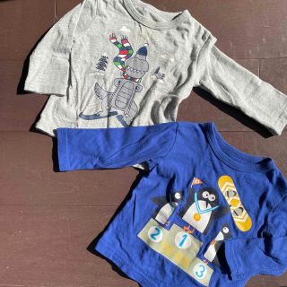 ベビーギャップ(babyGAP)のbabyGAP 長袖Tシャツ2枚(Ｔシャツ)