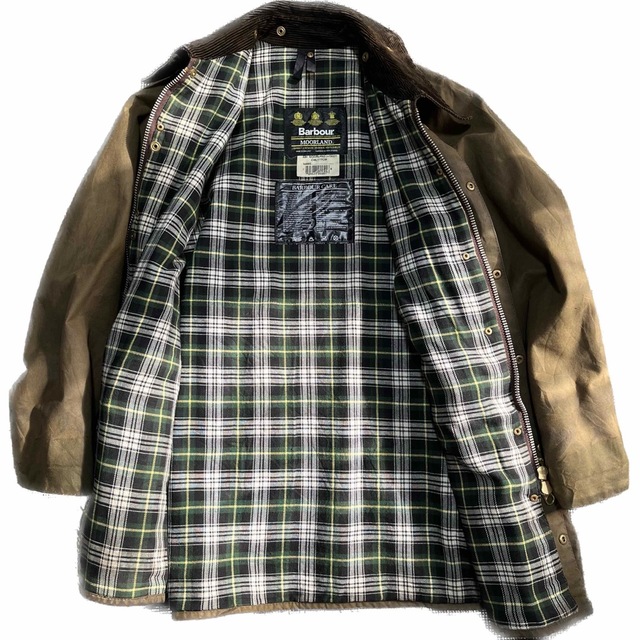 新発売】 Barbour - “Moorland“ Barbour Crest 3 美品 Vintage