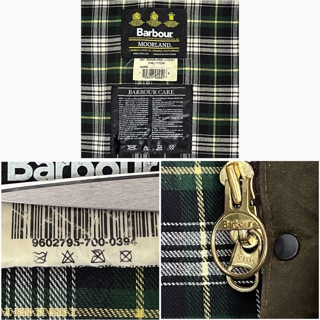 美品　Vintage 3 Crest Barbour “Moorland“