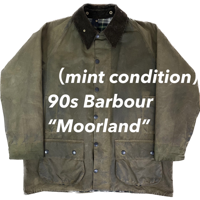 美品　Vintage 3 Crest Barbour “Moorland“