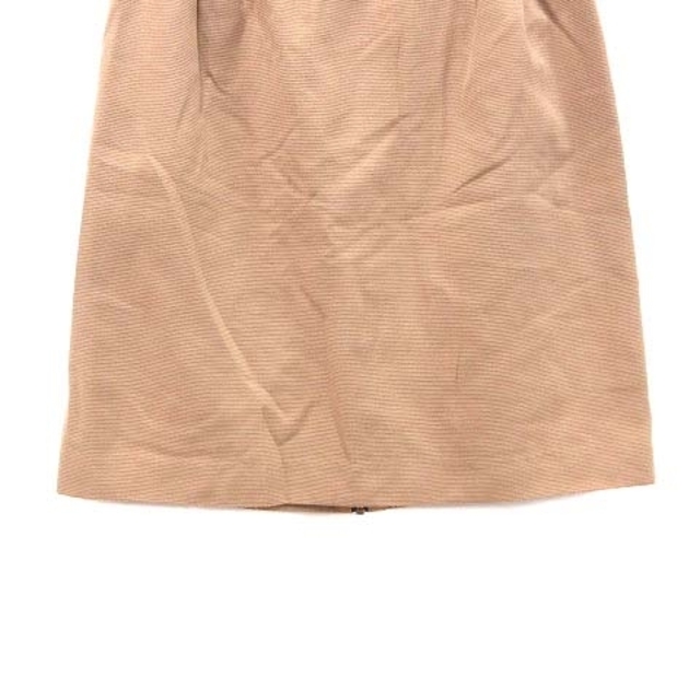 VIAGGIO BLU(ビアッジョブルー)のビアッジョブルー 台形スカート ミニ 横リブ 2 ベージュ レディースのスカート(ミニスカート)の商品写真