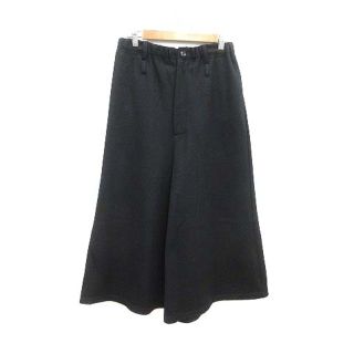 ズッカ(ZUCCa)のズッカ zucca ワイドパンツ スカンツ ウール S 黒 ブラック /YK(その他)