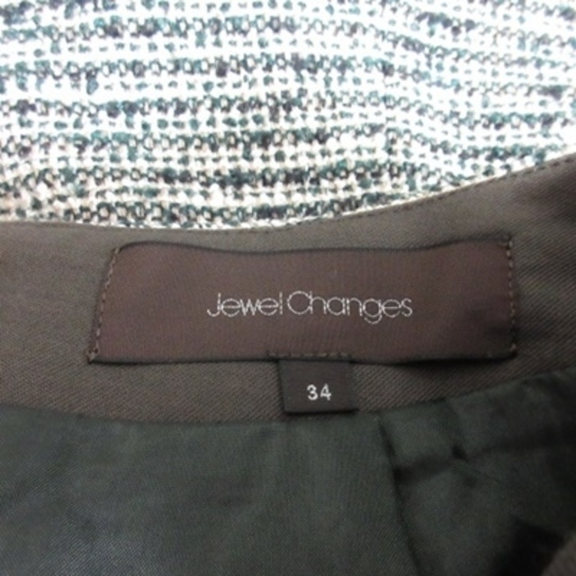 Jewel Changes(ジュエルチェンジズ)のジュエルチェンジズ アローズ 台形スカート ミニ ツイード 34 マルチカラー レディースのスカート(ミニスカート)の商品写真