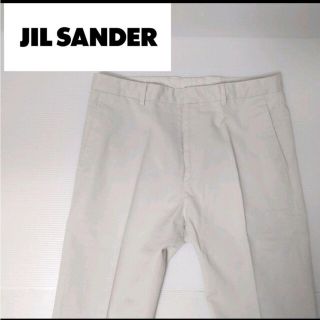 ジルサンダー(Jil Sander)のジルサンダー　JIL SANDER　パンツ　ホワイト　46　L(スラックス)