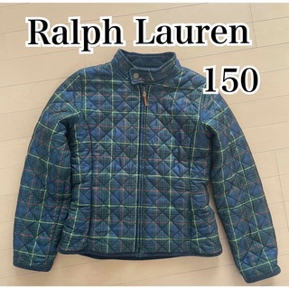 ラルフローレン(Ralph Lauren)のラルフローレン　キルティングジャケット　チェック柄　グリーン　150 ジャンパー(ジャケット/上着)