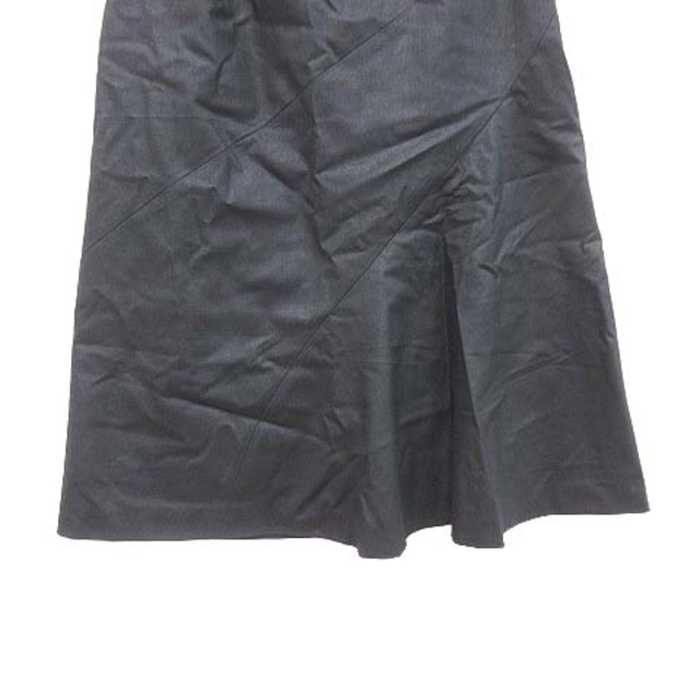 Abahouse Devinette(アバハウスドゥヴィネット)のアバハウス ドゥヴィネット 台形スカート ひざ丈 2 黒 ブラック レディースのスカート(ひざ丈スカート)の商品写真