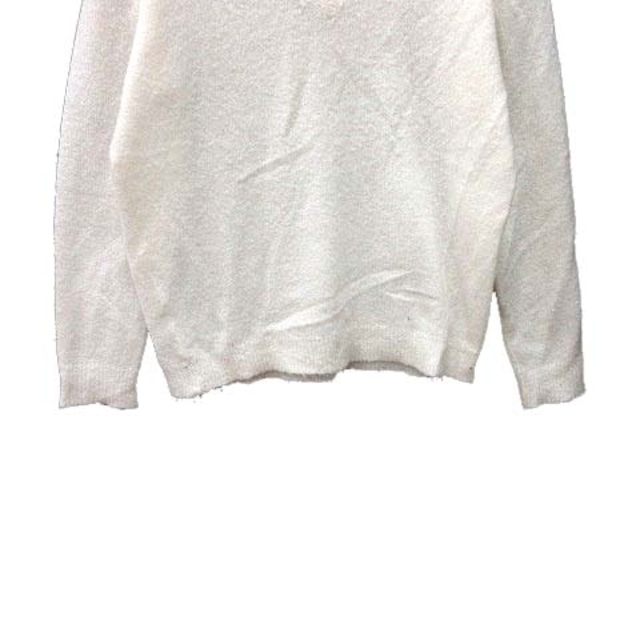 Ungrid(アングリッド)のアングリッド UNGRID ニット セーター Vネック 長袖 F 白 ホワイト メンズのトップス(ニット/セーター)の商品写真