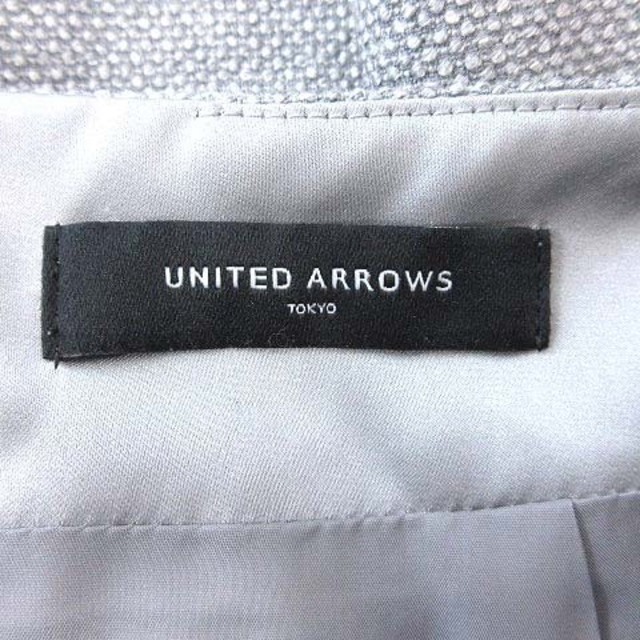 UNITED ARROWS(ユナイテッドアローズ)のユナイテッドアローズ タイトスカート ひざ丈 総柄 36 グレー レディースのフォーマル/ドレス(スーツ)の商品写真